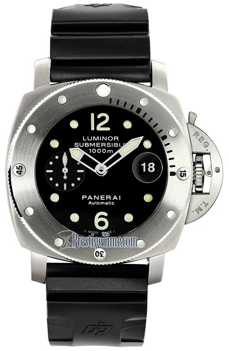 panerai sub 1000m|Panerai submarine watch.